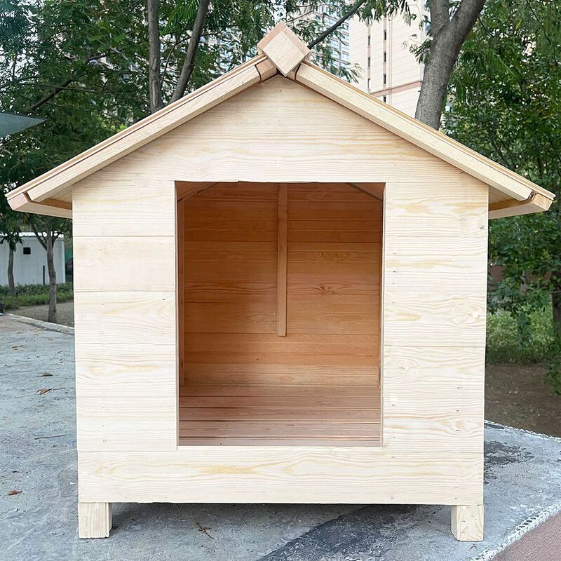 室外狗棚防雨防腐防风实木狗屋户内外宠物房子木质笼子保暖猫防冻|undefined
