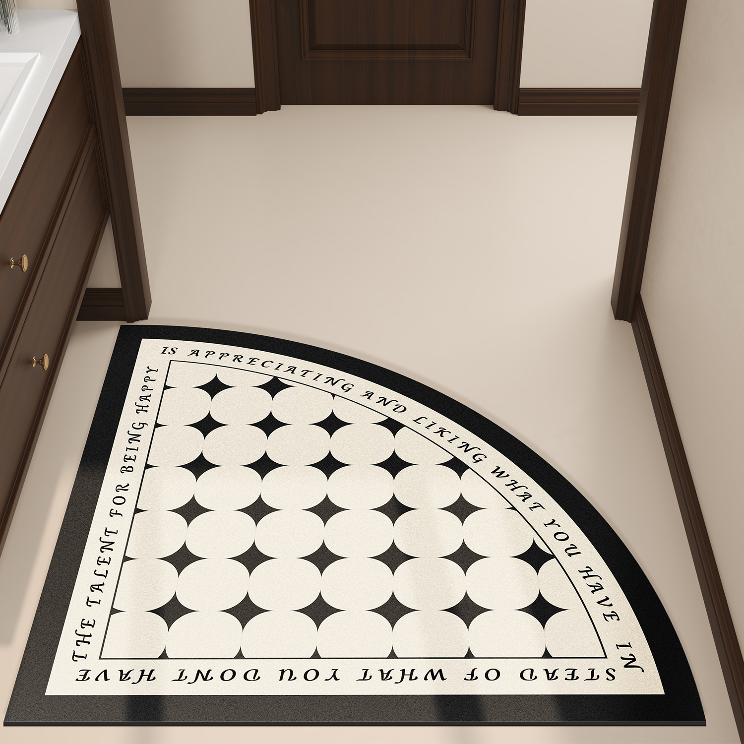 Baño americano absorción alfombra de suelo inodoro almohadilla de barro de diatomeas puerta de entrada alfombra de secado rápido alfombra antideslizante inodoro