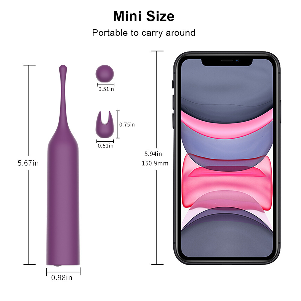 High Frequency Honey Bean Vibrator For Female Clitoral Massage_voghion.com