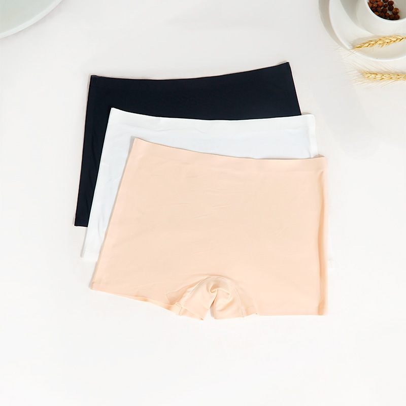 Pantalones de seguridad europeas y estadounidenses de una pieza de mujer sin bordes doblados leggings de cintura mediana anti-caída sin marcas de hielo de damas