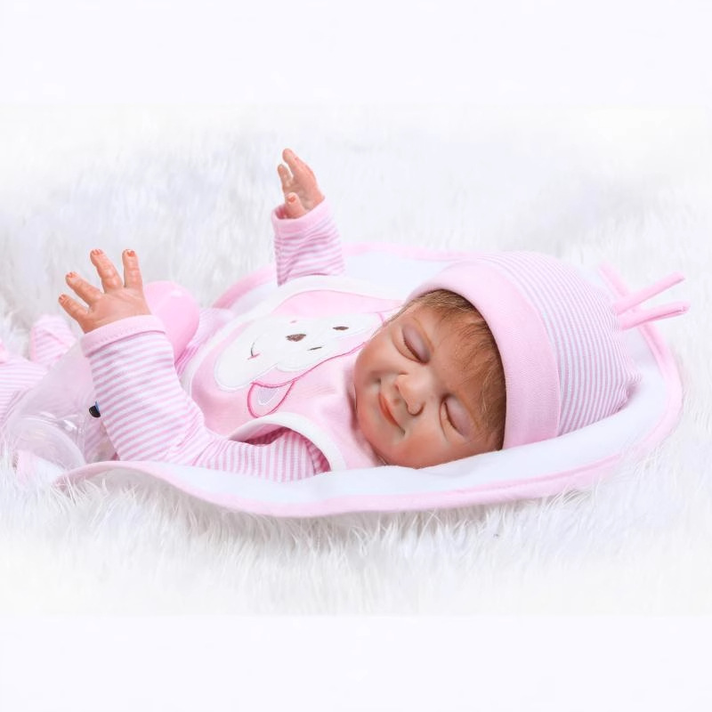 En stock simulación bebé muñeca eBay Amazon recomendar producto completo pegamento muñeca lindo dormir Bebé