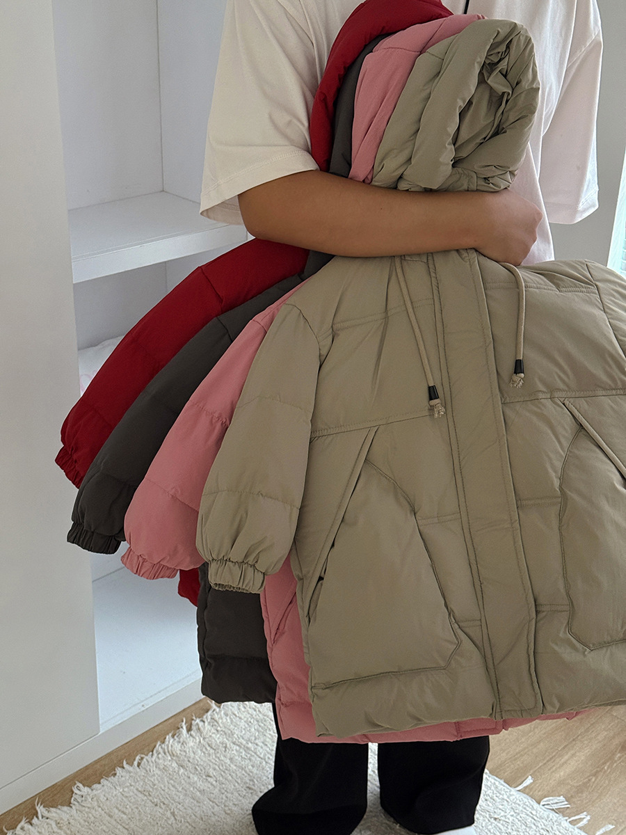 2024 nuevo otoño e invierno engrosado para niños chaqueta de plumón de longitud media para niños chaqueta de plumón de invierno cálido chaqueta al por mayor