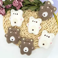 Плюшевый мультфильм скрипит медведь подвеска милая кукла декоративная брошь студенческая сумка куклы декоративные аксессуары