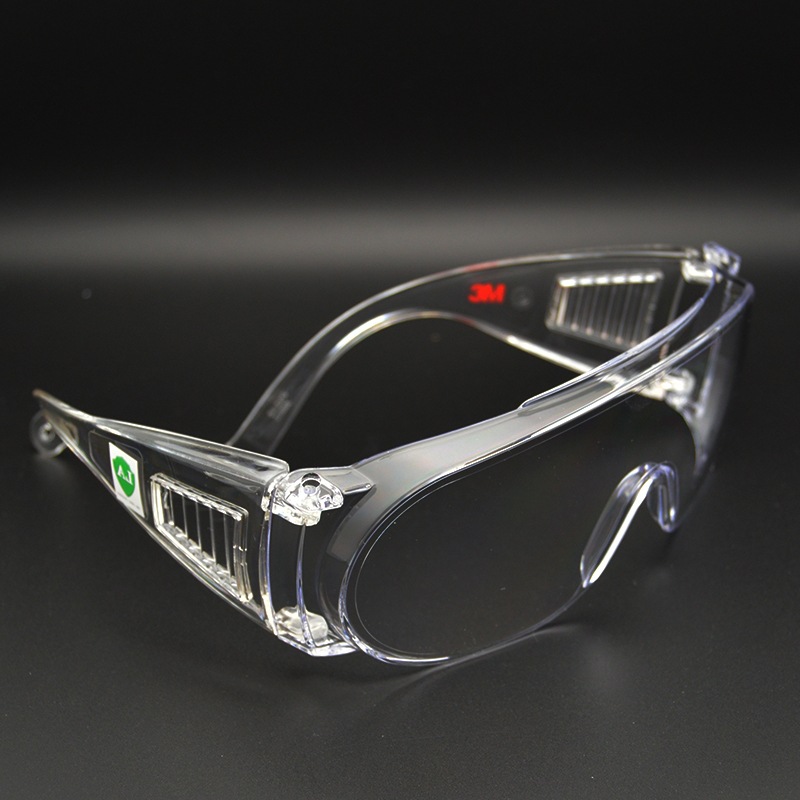 3M1611HC访客用防护眼镜防刮擦防冲击眼镜防尘护目镜无尘车间工作