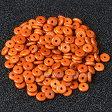 橄榄壳隔片黄橄榄核圆边隔珠垫算盘珠文玩菩提手串链大小号6-8mm