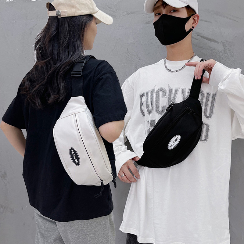 Japanese Style Men's Chest Bag Outdoor Simple Functional Couple Crossbody Bag Casual Sports Phone Waist Bag Nylon Shoulder Bag Japanese Style Men's Chest Bag Outdoor Simple Functional Couple Crossbody Bag Casual Sports Phone Waist Bag Nylon Shoulder Bag