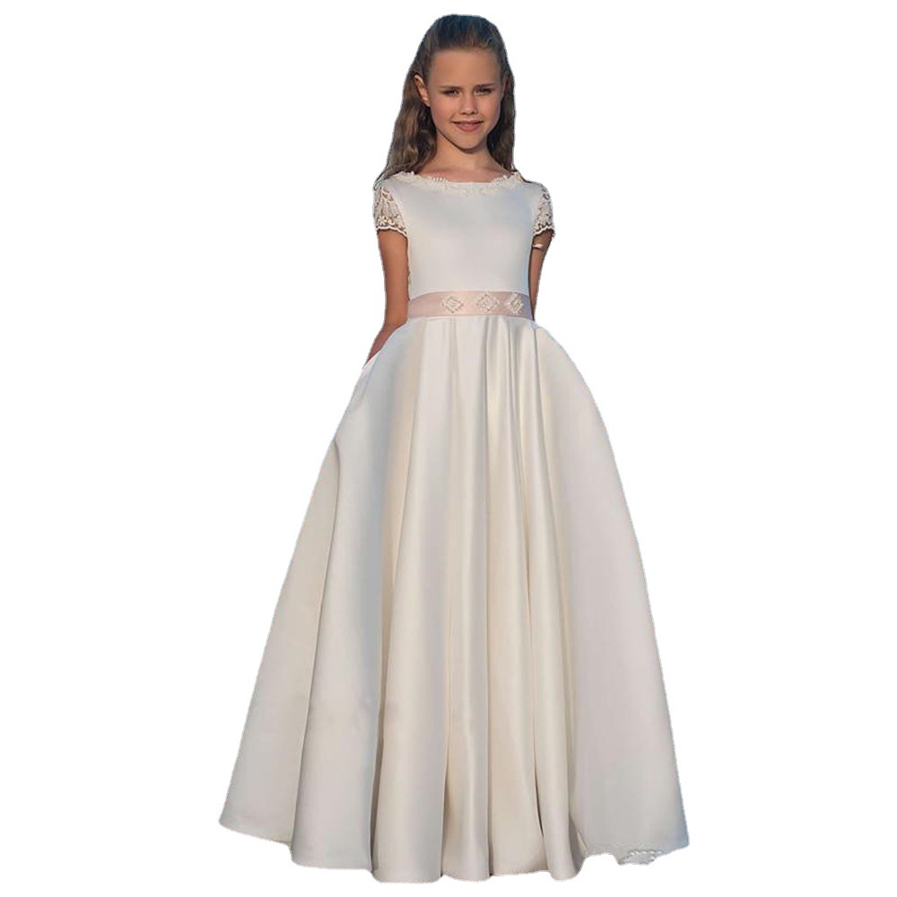 Mother & Kids Evening Dress For Girls With Trailing Tutu Skirt Birthday Party Performance Catwalk Model Wedding【Pre-sale | Ships In 15 Days】_voghion.com