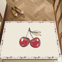 防滑硅藻泥家用门口入户浴室吸水地垫厕所卫生间橡胶防滑家居脚垫