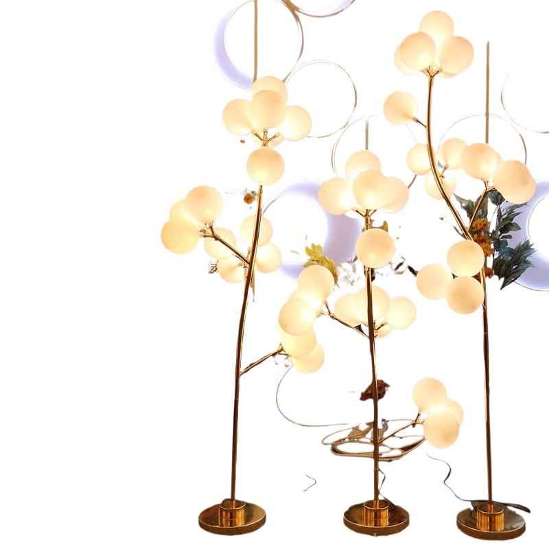 Algodón guía de carretera traje de tres piezas accesorios de boda decoración de hierro diseño de la escena del escenario bola luminosa artesanía guía de carretera