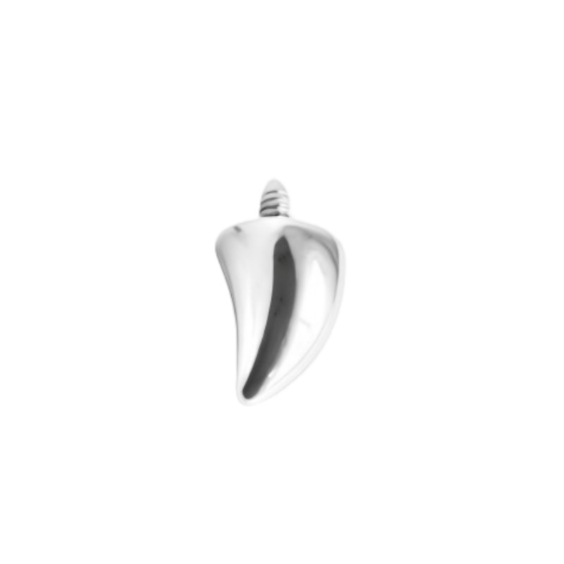Labret piercing jewelry detail image