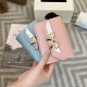 Cross-border Hot Selling Women's Bag 2025Bags Bow Short Three-fold Short Button Women's Wallet Mini Cheap Small Bag