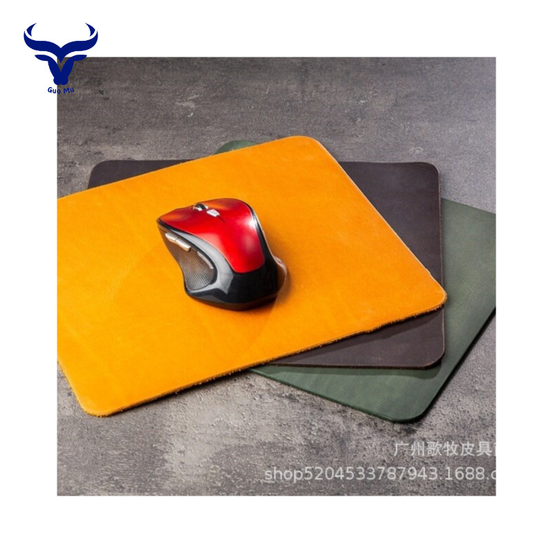 국경 간 정품 가죽 남녀 공통 책상 매트 간단한 두꺼운 소 가죽 얼룩 방지 가정용 컴퓨터 마우스 패드