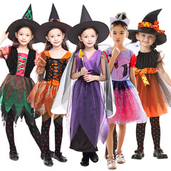 ハロウィーン衣装子供コスプレアニメ衣装魔女キャラクターがハロウィーン衣装の対外貿易卸売りを演じる