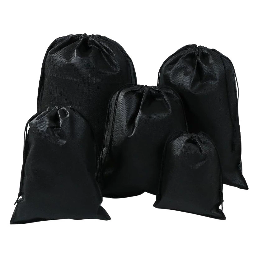 Не-сплетенная сумка дравстринг двойника ткани сумки хранения одежды ботинок кармана пачки ткани принтабле пылезащитного упаковывая не-сплетенная в запасе