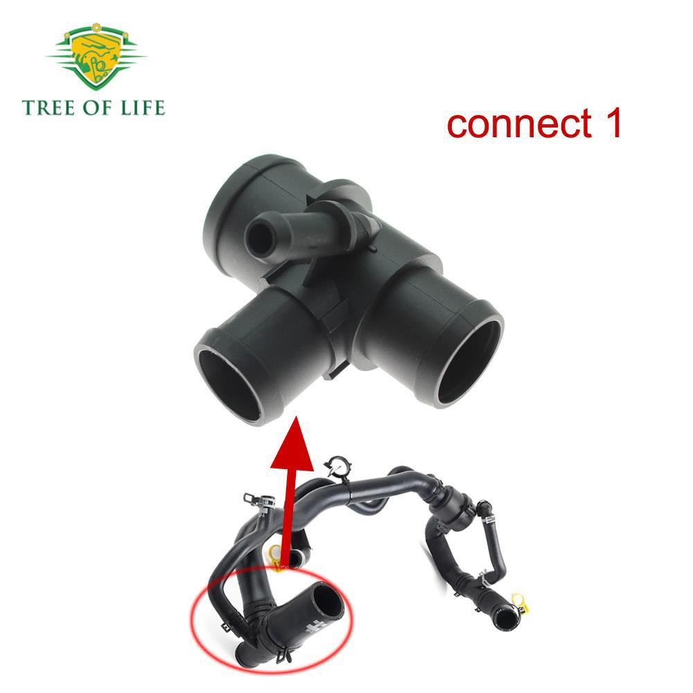 LR025969 Conector de tubería de agua para la carcasa del termostato Land Rover Range Rover Sport