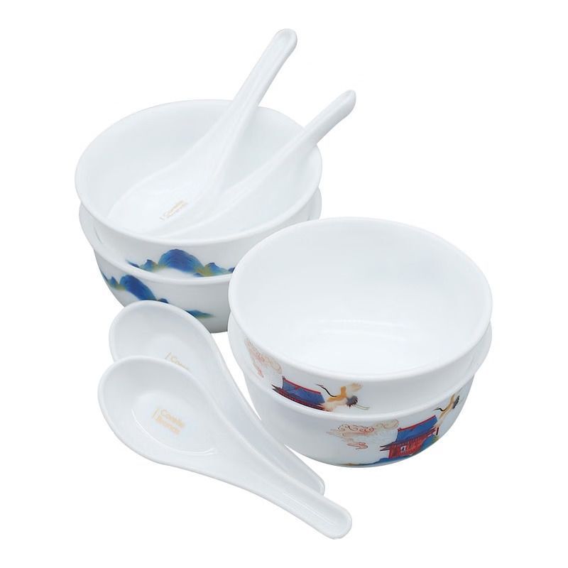 Corelle Brands Corning Ice Exquisite Sheng Shiminghe Series Tableware 8-piece Set Corelle Brands Corning Ice Exquisite Sheng Shiminghe Series Tableware 8-piece Set