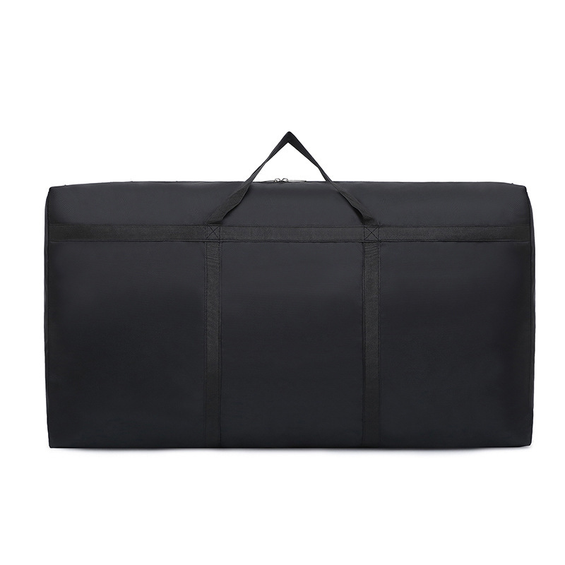 Negro Oxford tela casa móvil bolsa de gran capacidad color sólido ropa edredón bolsa de almacenamiento engrosada equipaje bolsa de embalaje al por mayor