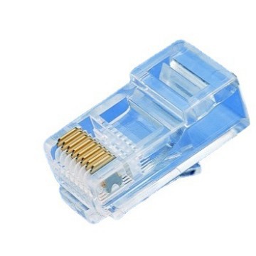 厂家供应XLEP品牌8P8C三叉双绞网线磷铜高速工业传输水晶头