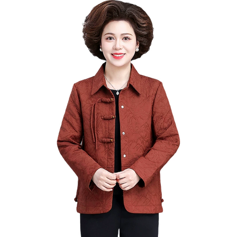 Spring jacket for mother, demi-season thermal underwear, autumn trench coat, for teenagers, for middle age