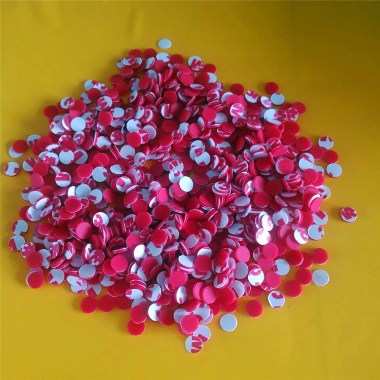 供应耐高温红色垫片 强粘红色硅胶垫 无痕硅胶防水垫片