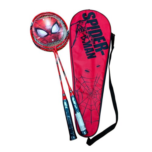 Disney Strawberry Bear Badminton Racket Genuine Iron Alloy Lightweight Adult & Teenage Durable Dual Racket Set