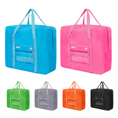 Folding travel bag, large capacity, fabric, hand-held, suitcase bag, hanging luggage storage bag, crossbody bag, wholesale