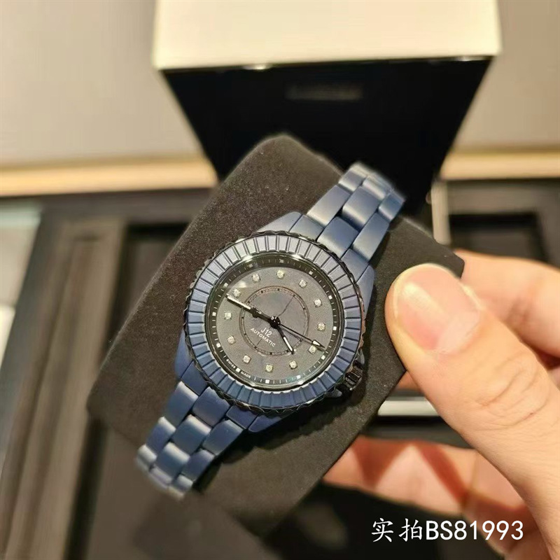 Micro-Business Popular Watch J12 Series Couple Watch Xiaoxiangjia Blue Matte Precision Ceramic Popular Men's and Women's Watch