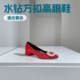 浅口法式新款平底高跟鞋
