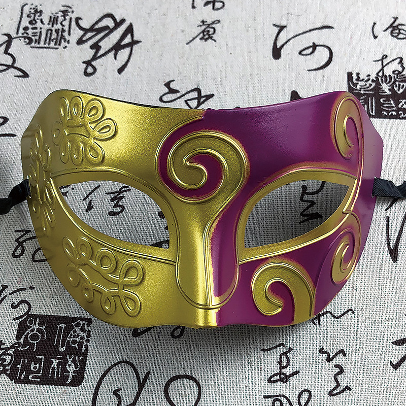 Día de Año Nuevo, Nochevieja, Máscara, Máscara, Máscara, Máscara, Maquillaje, Gumoso, Adulto para Niños, Máscara, Accesorios