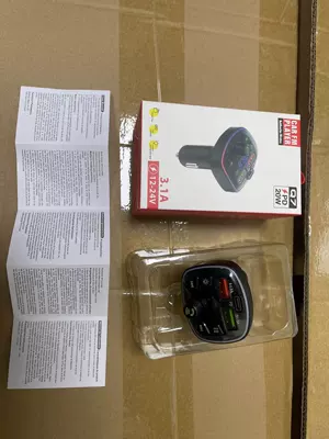Cross-border e-commerce factory direct car Bluetooth MP3 player hands-free call voice broadcast PD fast charging U disk (Car mp3) - q7-48a