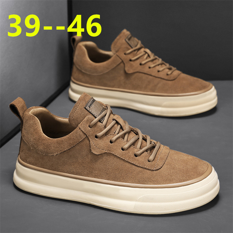 2026 Spring New Men's Shoes, Flat-Soled Versatile Casual Shoes, Men's Travel Shoes, Cross-Border Large Size 4546 Sneakers Wholesale