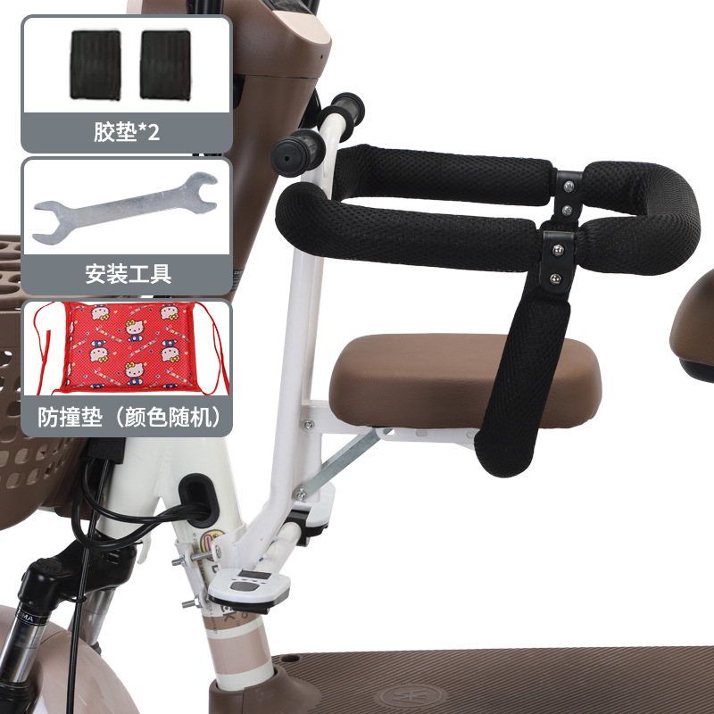 Battery car universal baby seat electric car child safety mount scooter child stool free binding chair