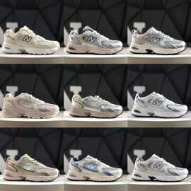 莆田纯原N530白银复古老爹鞋女厚底 增高鞋休闲运动鞋透气MR530SG