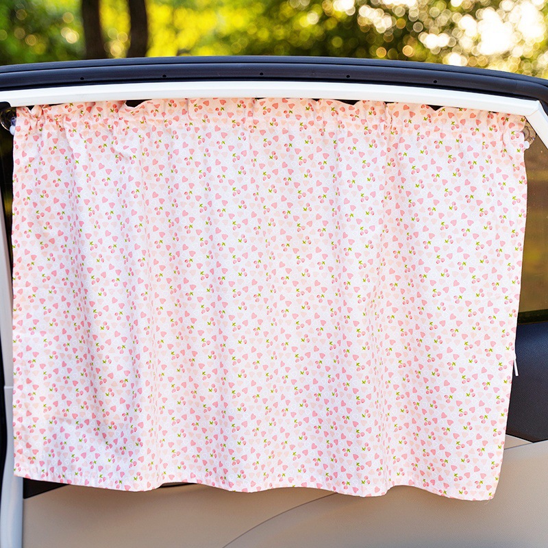 Ins car sun protection heat insulation sunshade children's cartoon suction cup side window car side block baby car interior shading