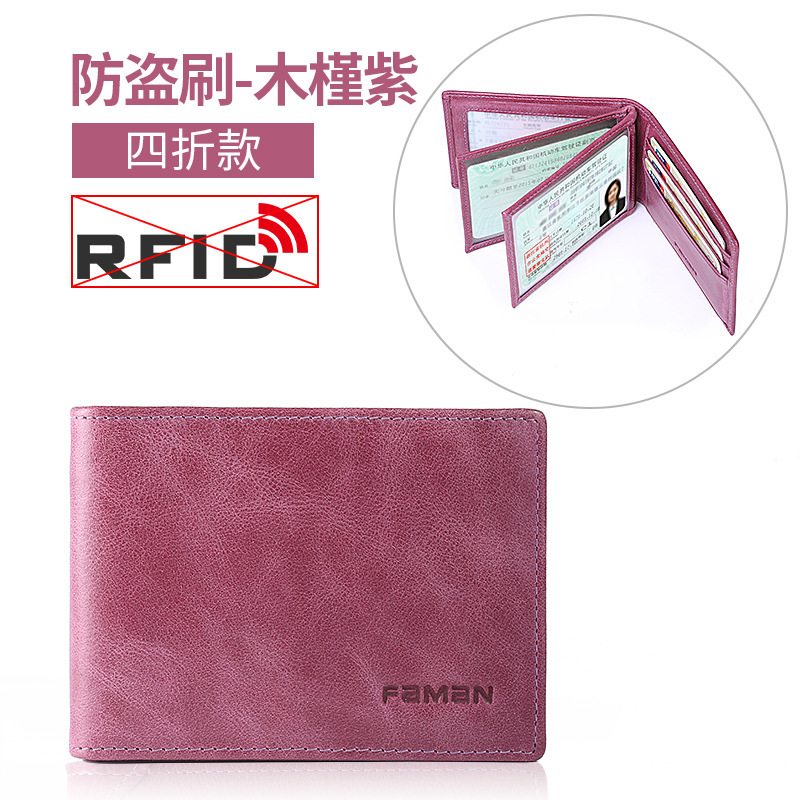 Funda de cuero para licencia de conducir Bolso todo en uno para licencia de conducir de piel de vaca real multifuncional para hombre, clip de licencia de conducir ultrafino, cubierta de licencia de conducir para vehículos de motor