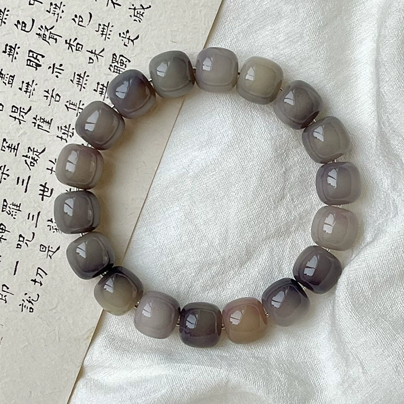 Organic Bodhi rosary for men and women, bracelet walnut