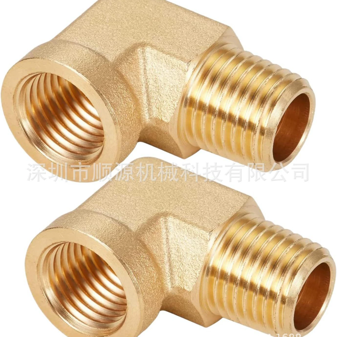 Выход 1/4 3/8 1/2 латунного внутреннего и наружного зубного блока колена масляная трубная муфта Внутренний и внешний провод прямоугольный муфта 90 градусов
