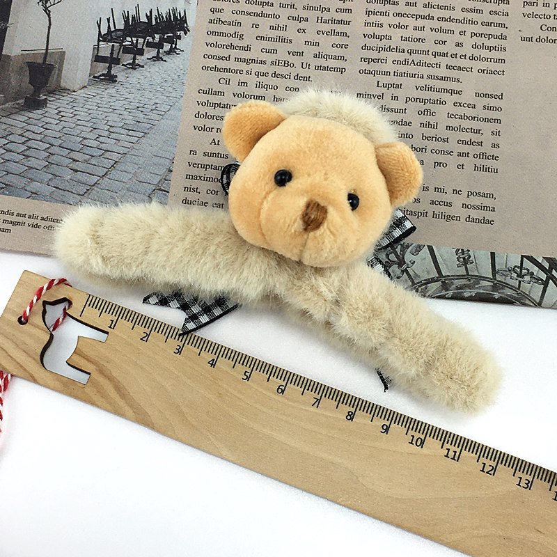 Women's Bear Cartoon Style Cloth Bear Hair Claws display picture 2