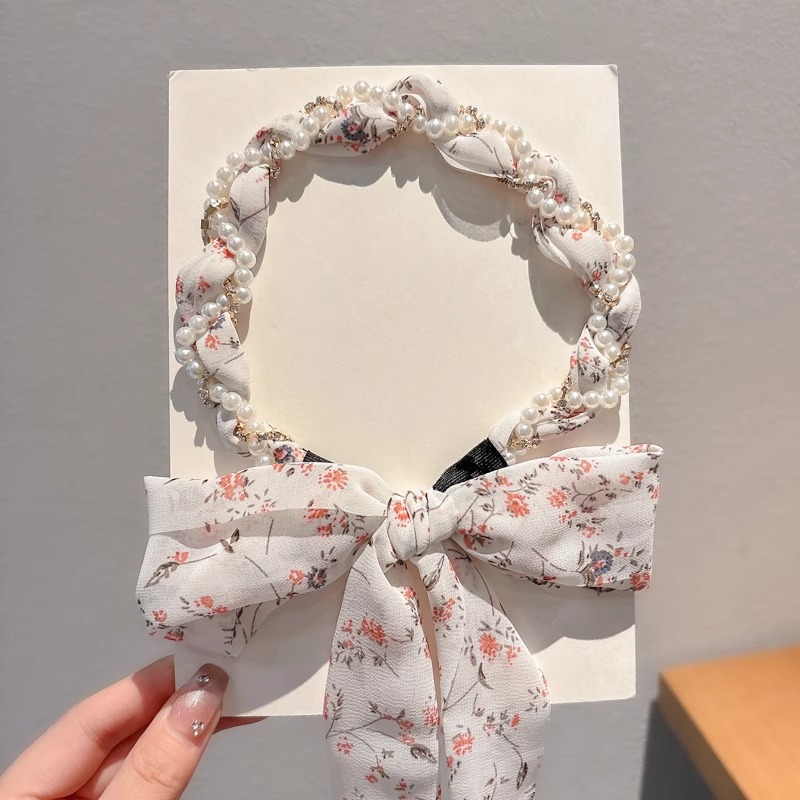 Super inmortal flor triturada correa de cabello correa de cabello correa de perlas primavera correa de cabello correa de cabello correa de cabello niños trenzados correa de cabello