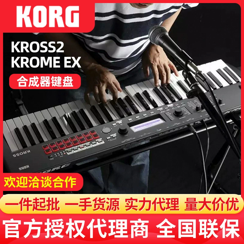 KORG [Synthesis Keyboard KROSS2 KROME EX Arranger Keyboard Music Workstation Hard Synthesizer]