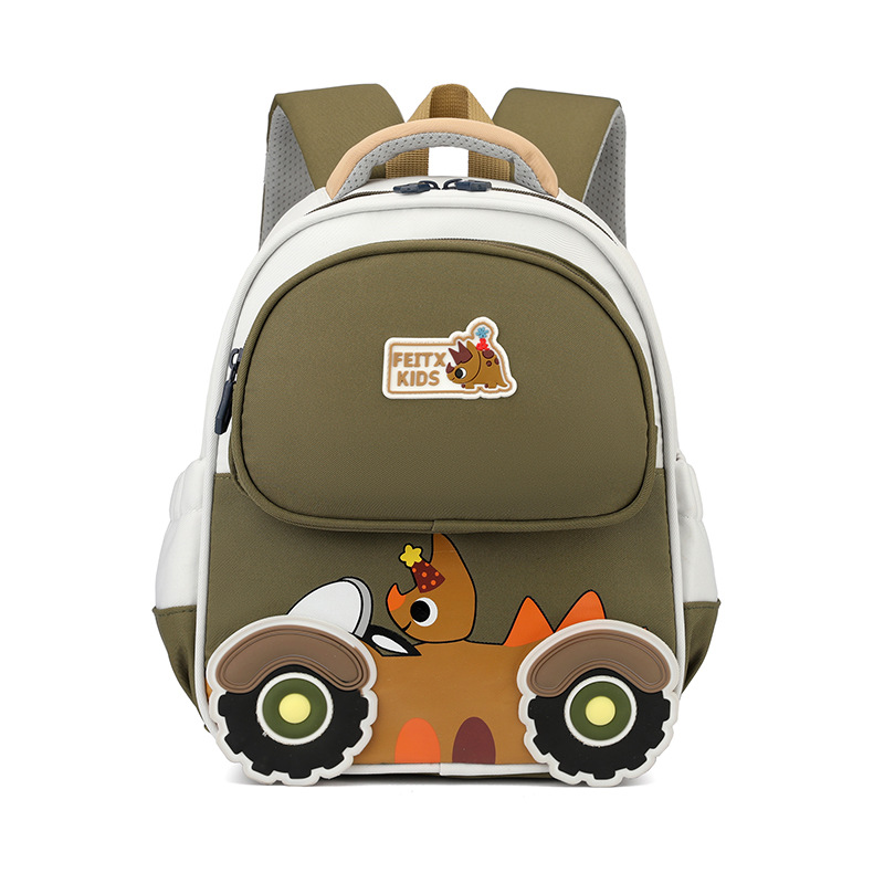 Nuevo lindo cartón de dibujos animados para niños y niñas mochila de jardín de infantes respirable cartón de dibujos animados preescolar mochila de niños de clase media y grande