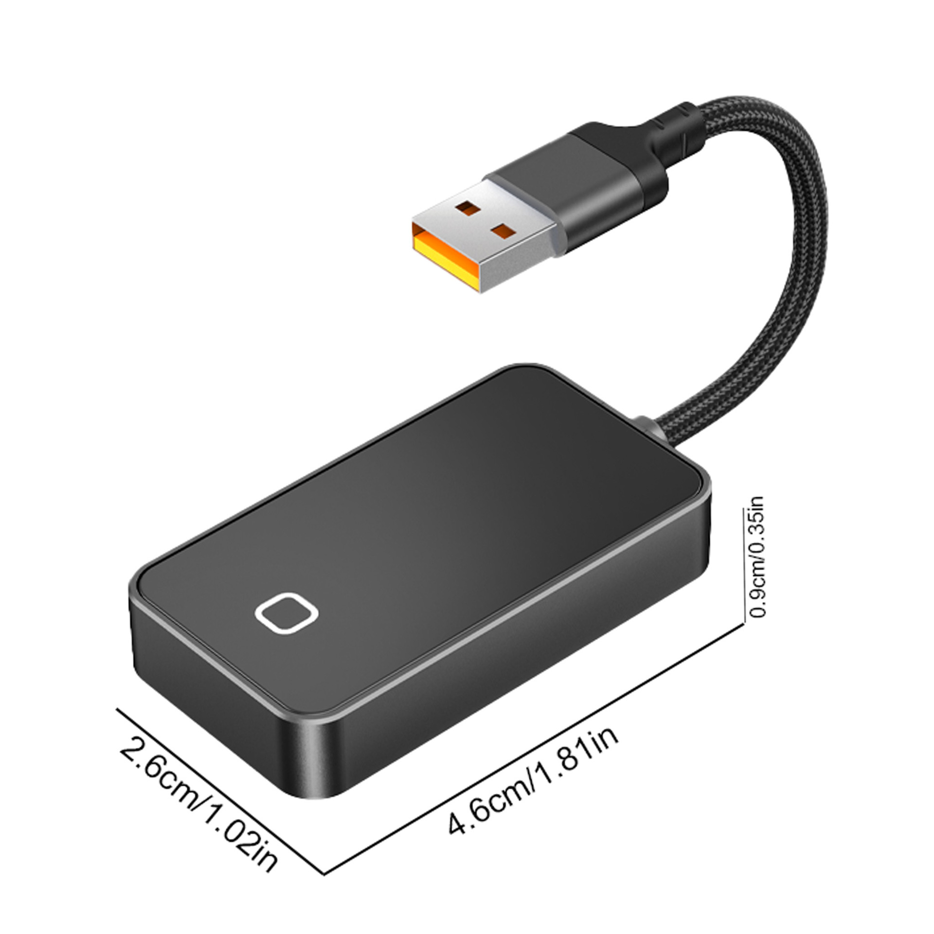 2-in-1 Wireless Carplay/Android Auto Adapter for Car-Machine Connectivity, Wired to Wireless Box, Cross-Border