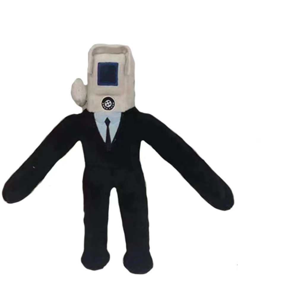 Cross-border hot new skibidi toilet Plush Tool man spoof muñeca de peluche
