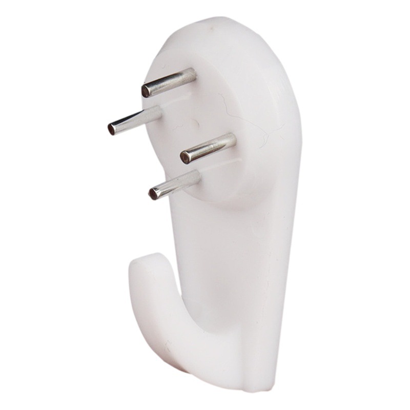 Fábrica al por mayor vestido de novia de punto de cruz invisible de uñas sin costuras pintura al óleo marco de fotos Accesorios de instalación gancho sin costura colgante de pared