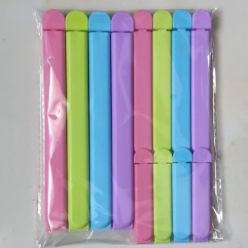 厂家直销20cm食品塑料封口夹 零食茶叶袋密封防潮夹子加厚密封夹|undefined