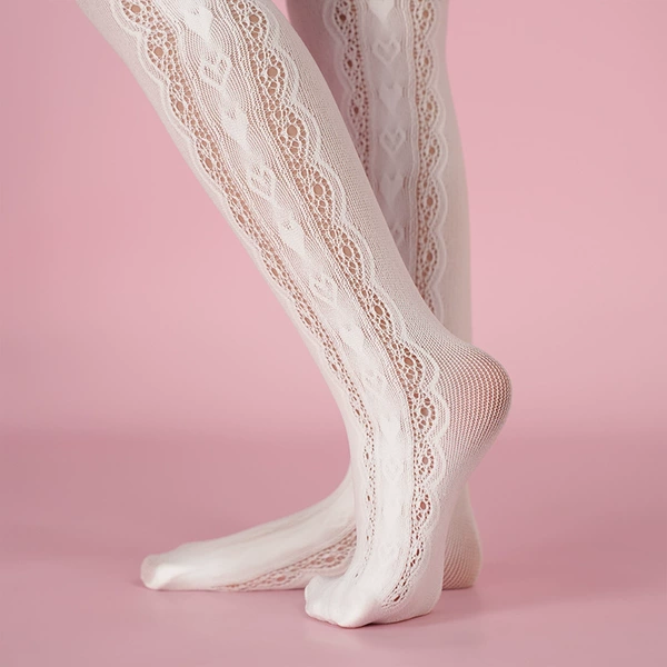 BC-2337 White side love heart