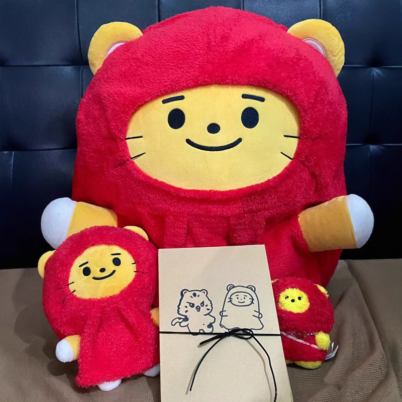 新しいロボットぬいぐるみリトルレッドブック同じ枕ギフト子供のためのかわいい漫画紫色の猫人形|undefined