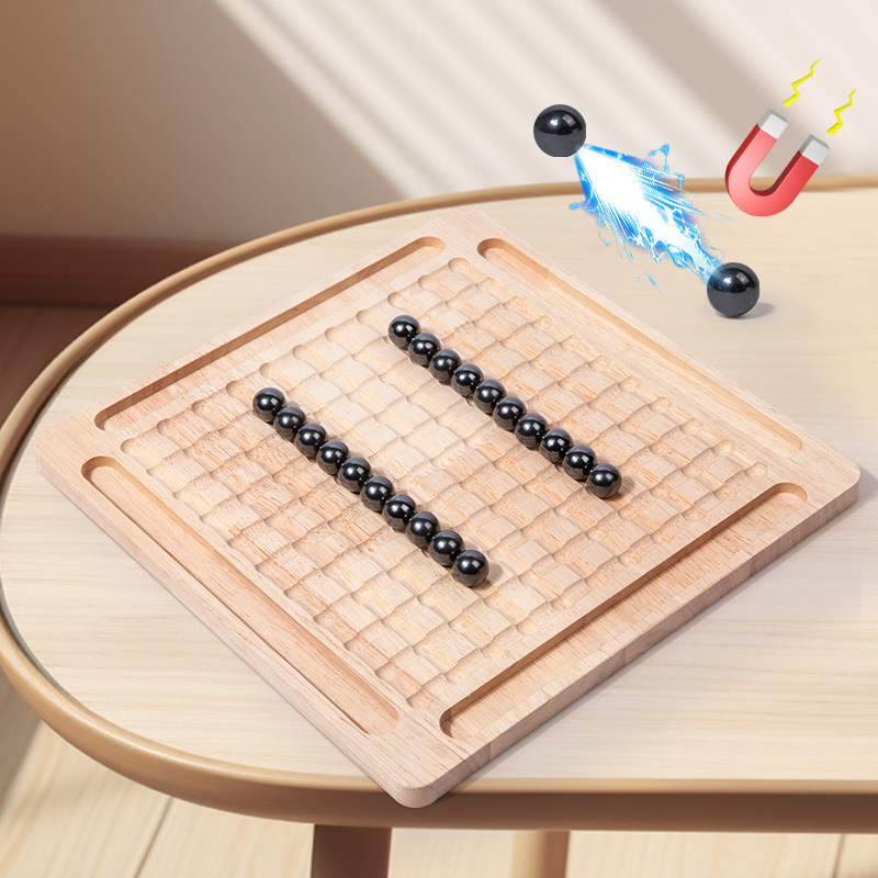 Ajedrez de efecto magnético juegos de mesa divertidos juegos de mesa infantiles puzzle de entrenamiento de pensamiento juguetes de concentración interacción padre-hijo