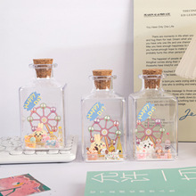 新款工艺品水瓶摆件吉伊卡哇diy奶油胶场景许愿瓶装饰牌级批发