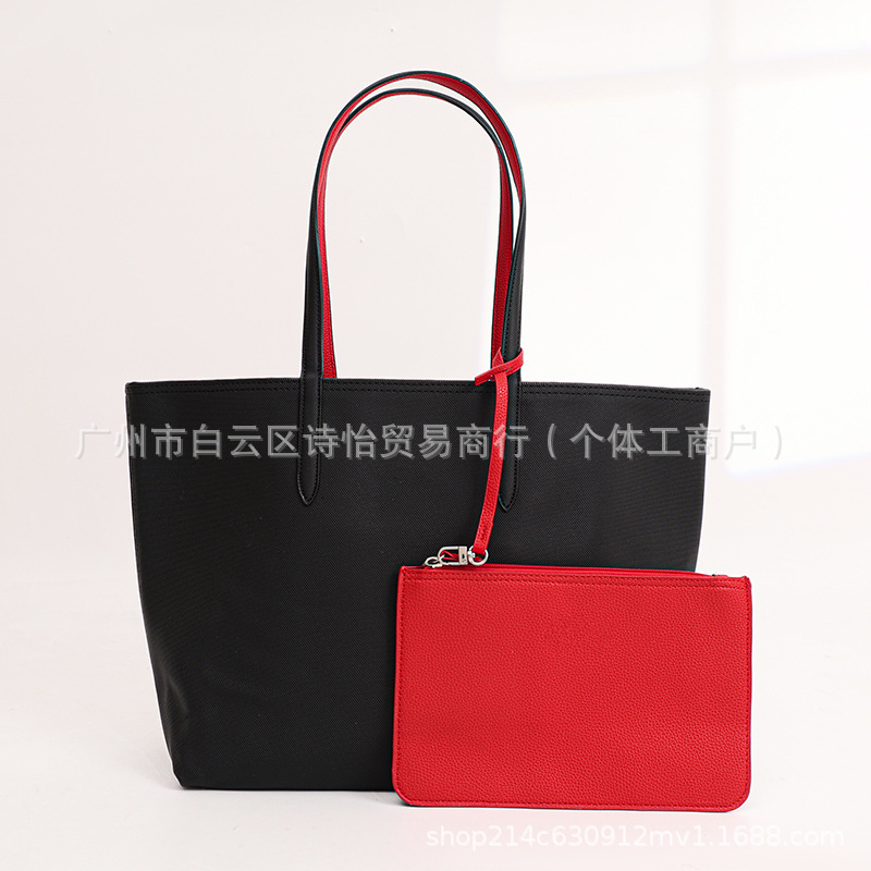 검정색과 밝은 빨간색